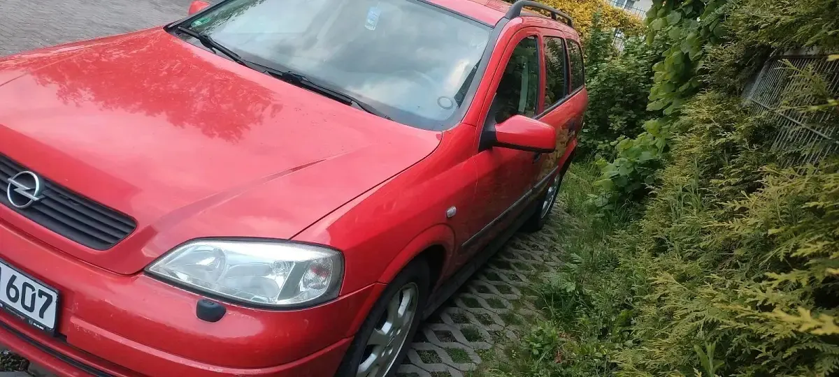 Usata Opel Astra 101 CV (74 kW) 2001 Rosso Station wagon