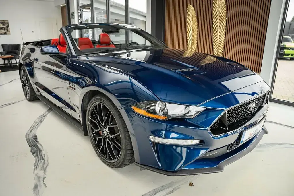 Gebraucht Ford Mustang GT Premium 449 PS (330 kW) 2020 Blau Cabrio