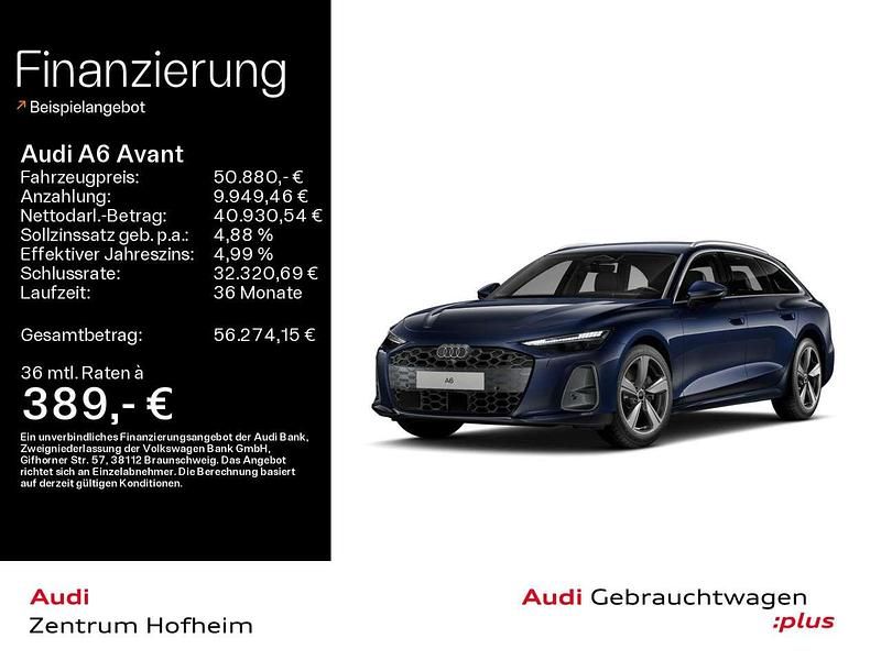 Gebraucht Audi A6 Performance 204 PS (150 kW) 2025 Firmamentblau metallic Kombi