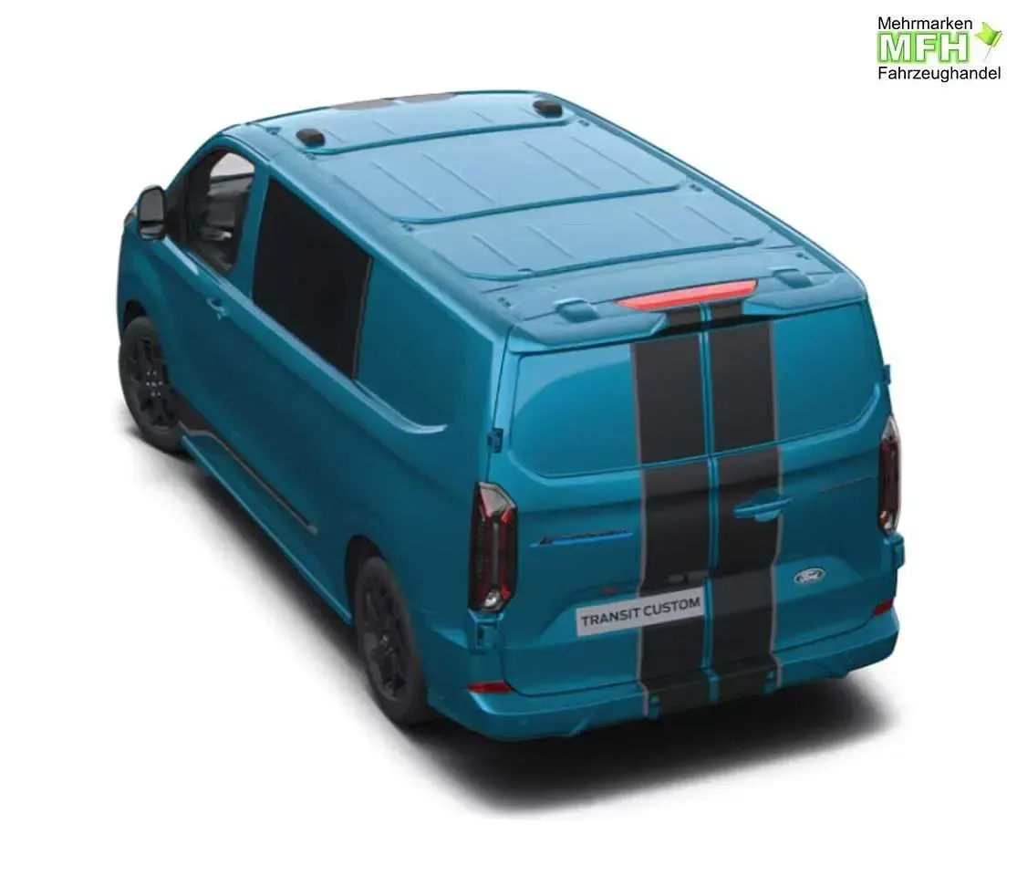 Neu Ford E-Transit Sport 160 kW (218 PS) 2026 Digital aqua blue metallic Van