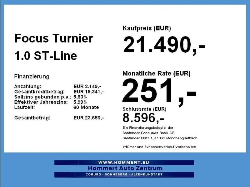 Gebraucht Ford Focus ST-Line X 125 PS (91 kW) 2023 Dynamicblau metallic Kombi