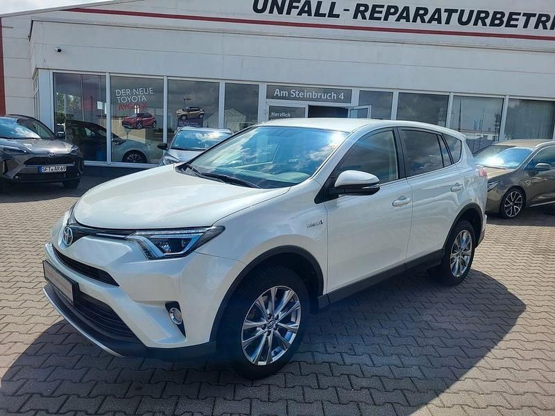 Weiß Gebraucht 2016 Toyota RAV4 Hybrid Edition SUV | 18.490 € (Superpreis) - Bild 1/4