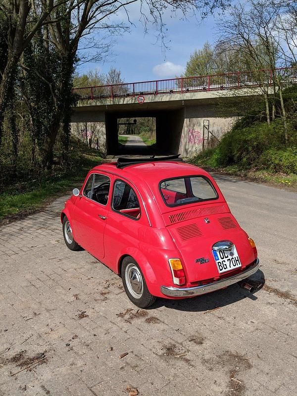 Schne Fiat 500 Rot Bilder