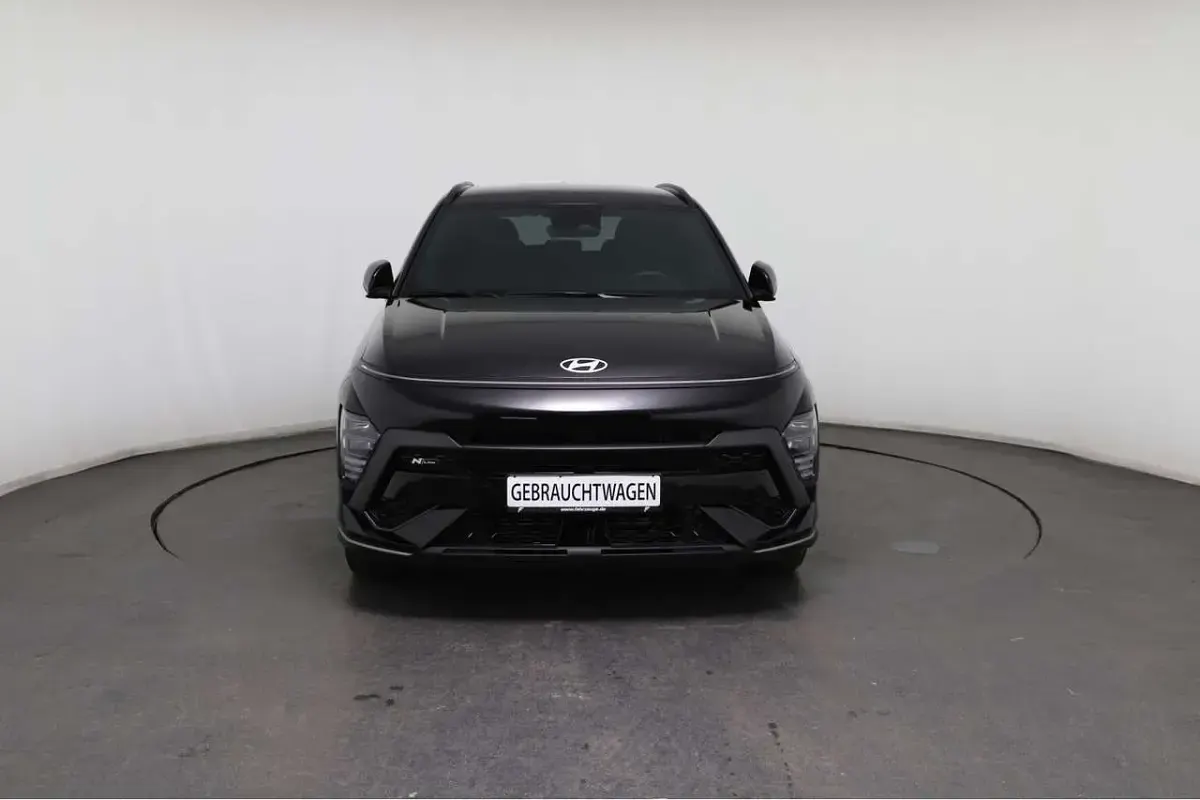 Gebraucht Hyundai Kona N Line 199 PS (146 kW) 2024 Abyss black / mic (a2b) SUV