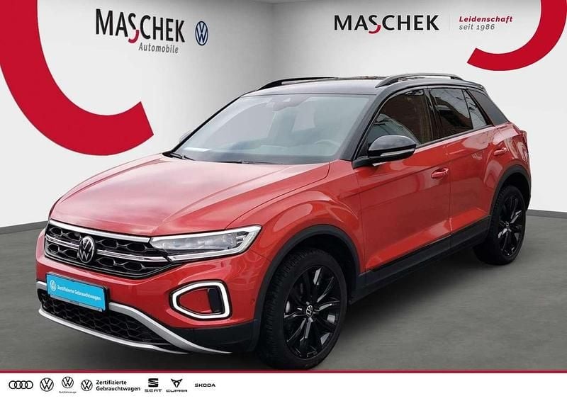 Gebraucht VW T-Roc Style 110 PS (80 kW) 2023 Kings red metallic schwarz SUV