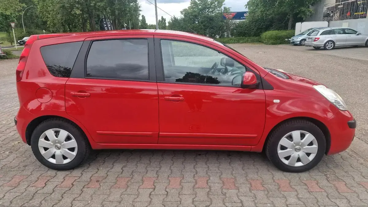 Gebraucht Nissan Note 110 PS (80 kW) 2007 Rot Kleinwagen
