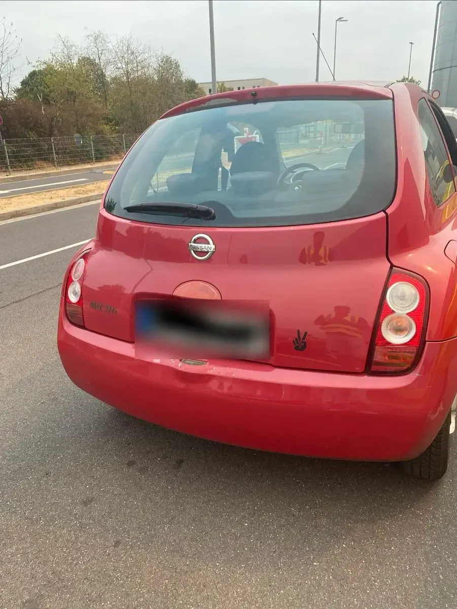 Gebraucht Nissan Micra 80 PS (58 kW) 2003 Rot Kleinwagen