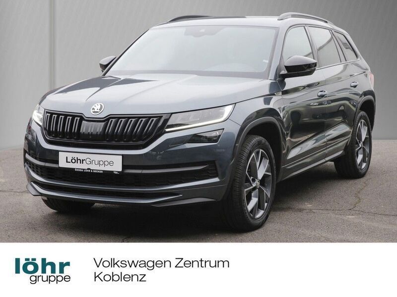 Quarzgrau metallic Gebraucht 2020 Skoda Kodiaq SportLine SUV | 28.980 € (Etwas zu teuer) - Bild 1/4