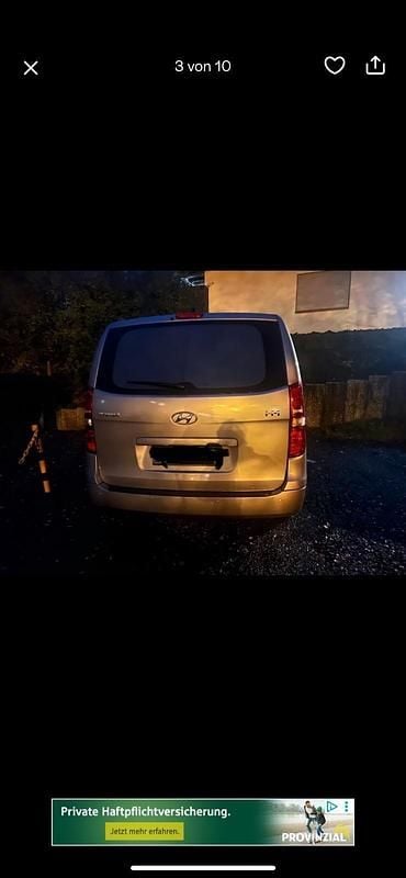 Gebraucht Hyundai H-1 177 PS (130 kW) 2019 Silber Van / Kleinbus