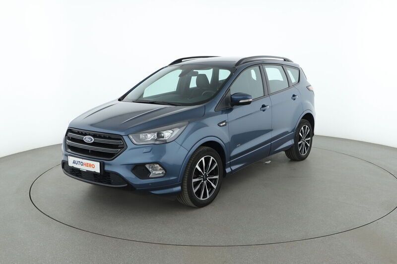 Blau Gebraucht 2018 Ford Kuga ST-Line SUV | 16.770 € (Etwas zu teuer) - Bild 1/4