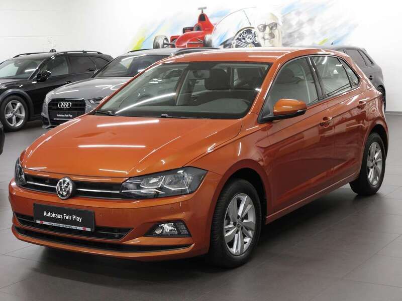 Energetic orange metallic Gebraucht 2020 VW Polo Comfortline Kleinwagen | 16.300 € (Guter Preis) - Bild 1/4