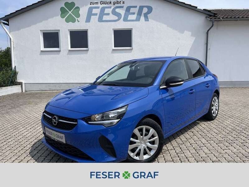 Perl blau/voltaik blau Gebraucht 2021 Opel Corsa Kleinwagen | 10.870 € (Superpreis) - Bild 1/4