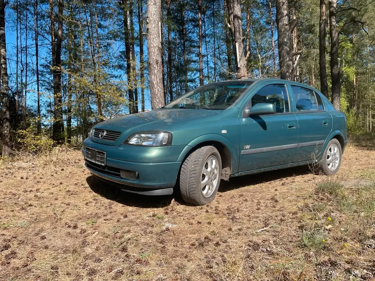 Gebraucht Opel Astra 84 PS (61 kW) 2003 Grün Kleinwagen