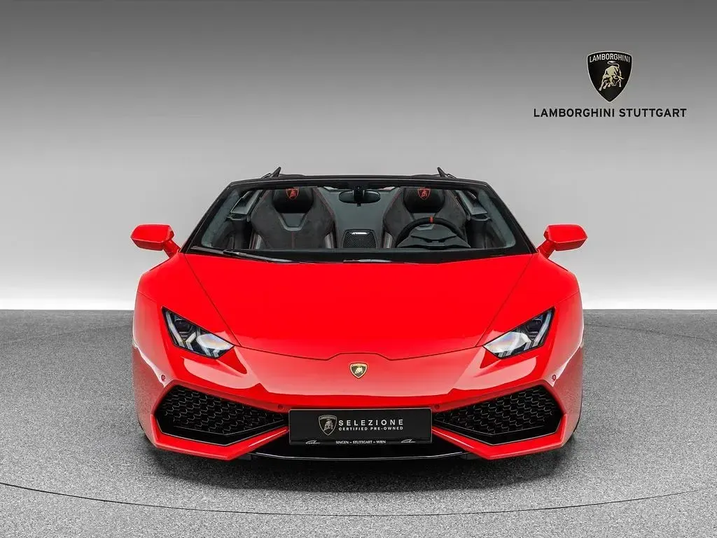 Second-hand Lamborghini Huracán 610 CP (448 kW) 2017 Roșu Cabrio