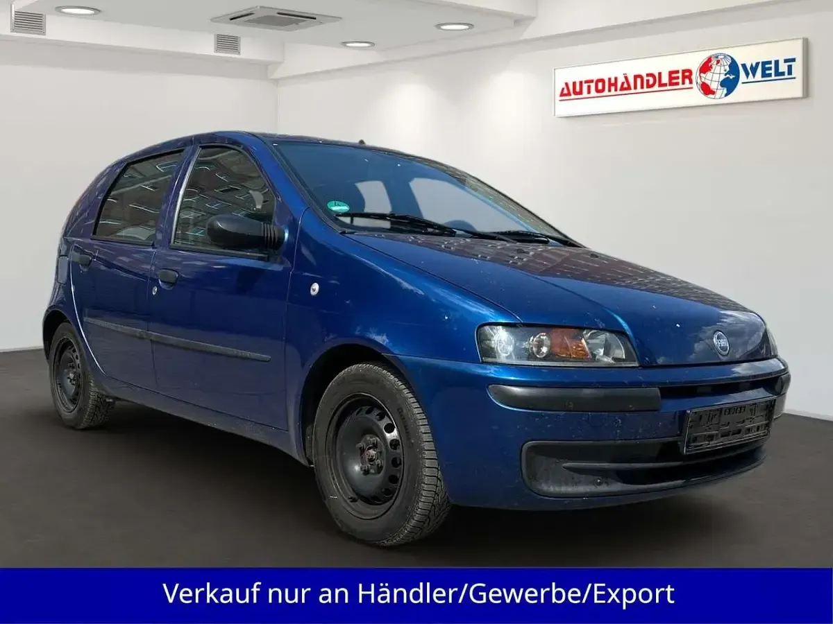 Gebraucht Fiat Punto 60 PS (44 kW) 2001 Blau Kleinwagen