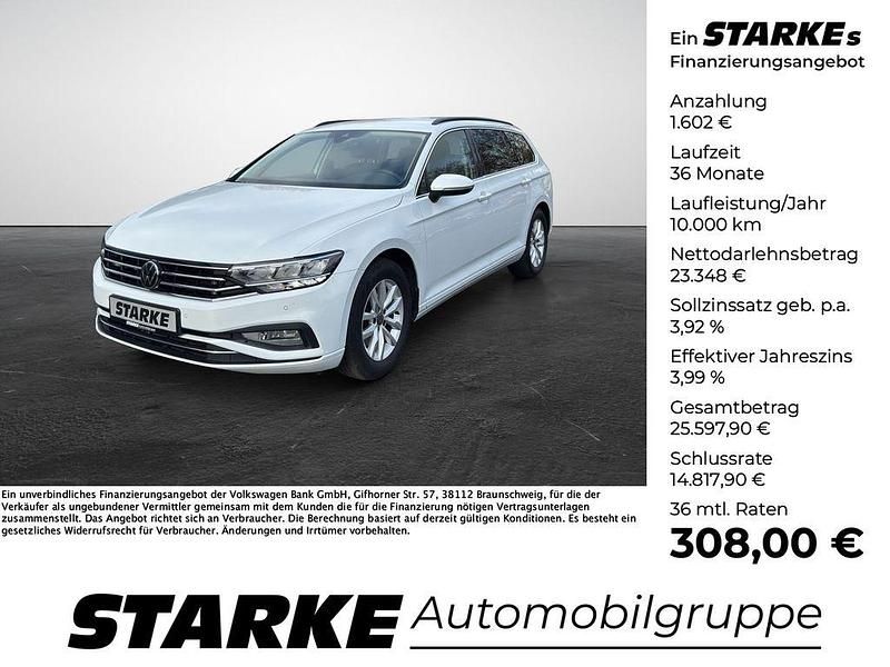 Gletscherweiß metallic Gebraucht 2023 VW Passat Business Kombi | 24.950 € (Fairer Preis) - Bild 1/4