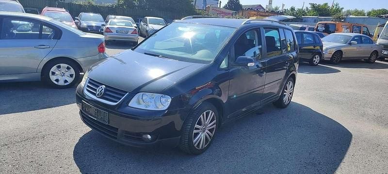 Schwarz Gebraucht 2006 VW Touran Highline Van / Kleinbus | 1.499 € (Superpreis) - Bild 1/4