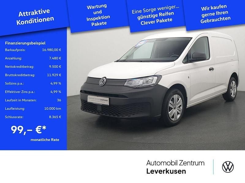 Weiss / candy weiss Gebraucht 2021 VW Caddy Van / Kleinbus | 16.980 € (Superpreis) - Bild 1/4