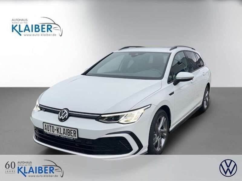 Pure white (metallic) Gebraucht 2023 VW Golf VIII R-line Kombi | 28.490 € (Guter Preis) - Bild 1/4
