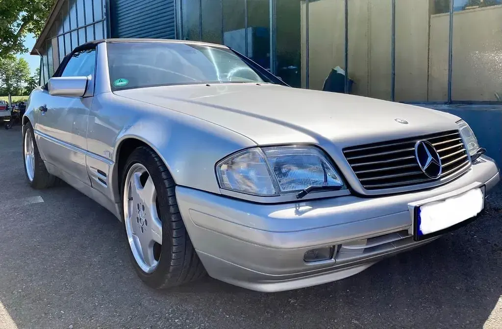 Gebraucht Mercedes SL500 320 PS (235 kW) 1997 Silber Cabrio