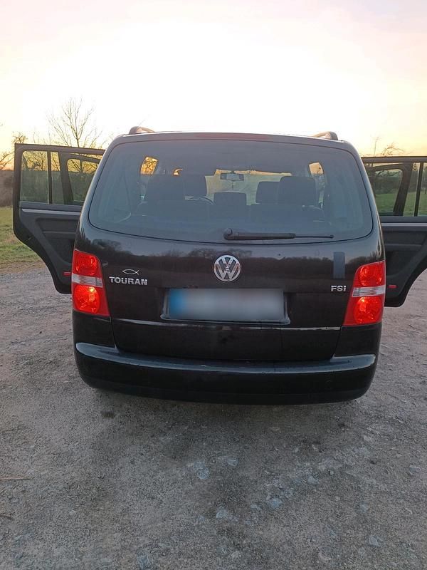 Gebraucht VW Touran 116 PS (85 kW) 2005 Schwarz Van / Kleinbus