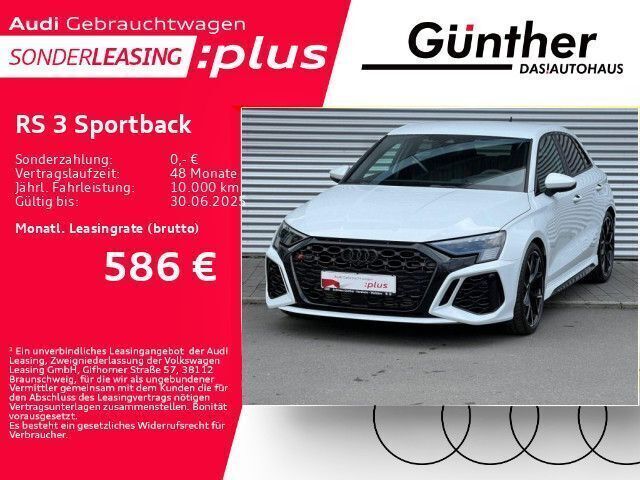 Weiß Gebraucht 2024 Audi RS3 Sportback Sport Kleinwagen | 59.499 € (Teuer) - Bild 1/4