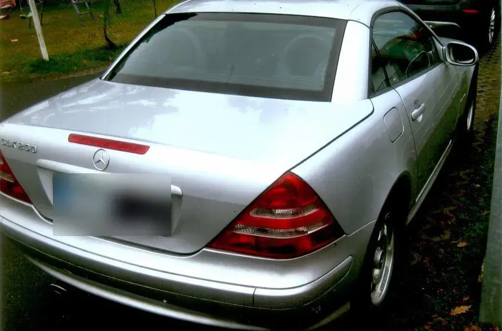 Gebraucht Mercedes SLK200 163 PS (119 kW) 2001 Silber Cabrio