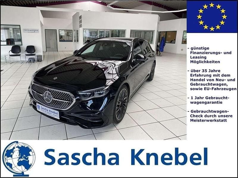 Gebraucht Mercedes E300 AMG line 313 PS (230 kW) 2024 Obsidianschwarz Kombi