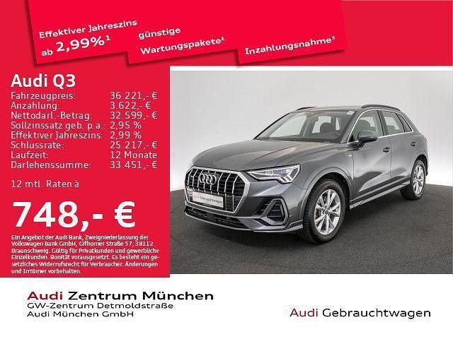 Daytonagrau perleffekt Gebraucht 2021 Audi Q3 S-Line SUV | 36.221 € (Fairer Preis) - Bild 1/2