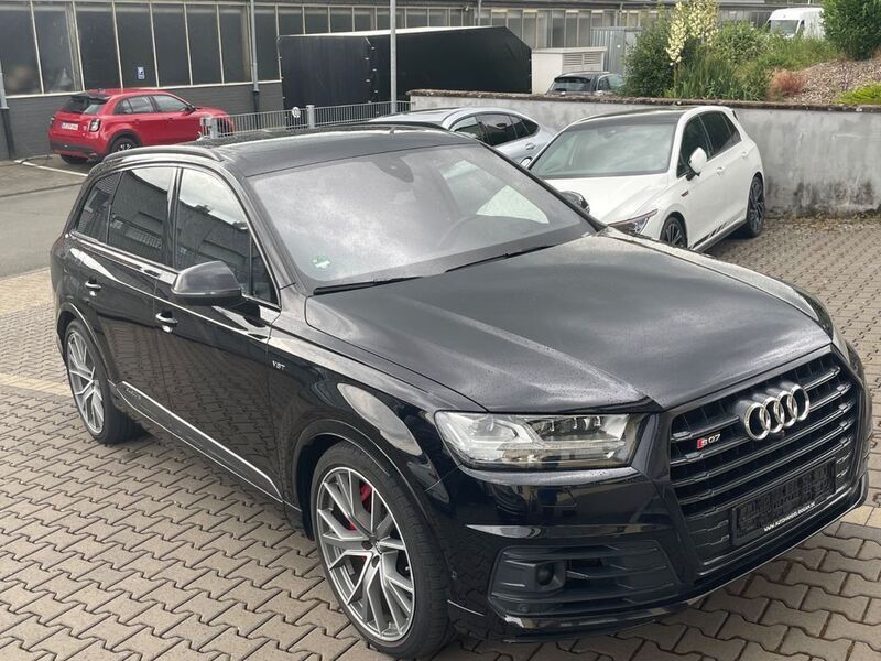 Schwarz Gebraucht 2018 Audi SQ7 S-Line SUV | 49.890 € (Fairer Preis) - Bild 1/4