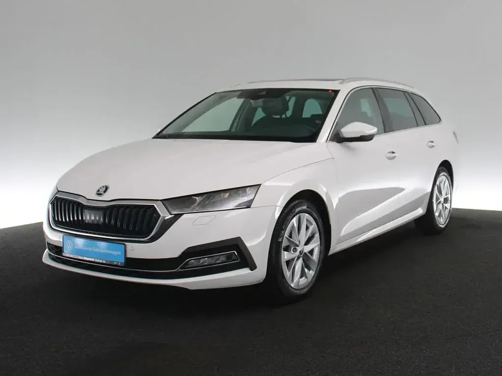 Gebraucht Skoda Octavia Style 150 PS (110 kW) 2024 Weiss / candy weiss Kombi