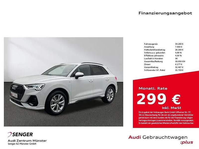Weiß Gebraucht 2022 Audi Q3 S-Line SUV | 34.280 € (Guter Preis) - Bild 1/1