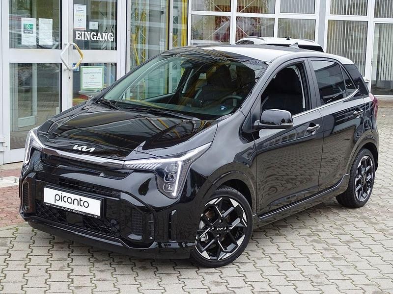 Schwarz Neu 2025 Kia Picanto GT-Line Kleinwagen | 18.990 € (Fairer Preis) - Bild 1/4