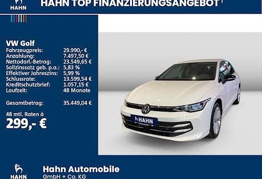 Gebraucht VW Golf VIII Goal 116 PS (85 kW) 2025 Weiß Limousine