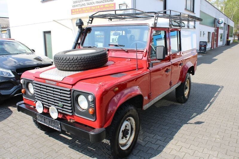 Rot (metallic) Gebraucht 1999 Land Rover Defender SUV | 16.999 € (Superpreis) - Bild 1/4