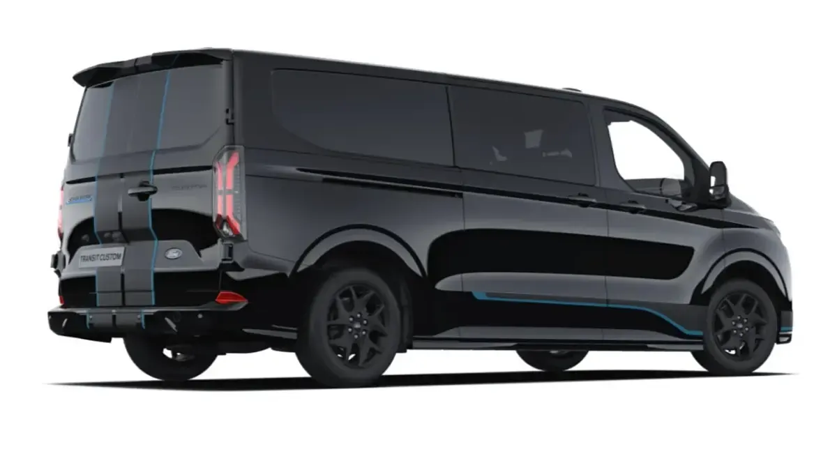 Neu Ford E-Transit Sport 160 kW (218 PS) 2026 Schwarz Van