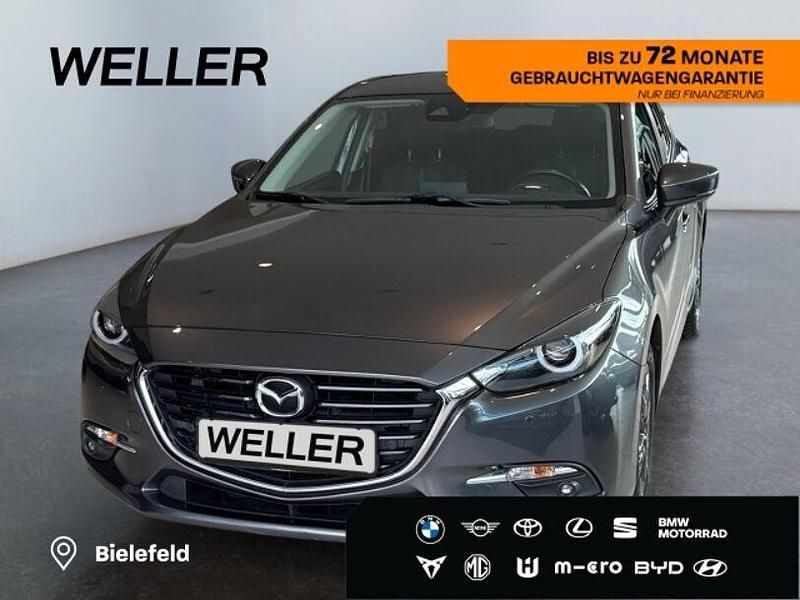 Grau Gebraucht 2018 Mazda 3 Sports-Line Kleinwagen | 18.490 € (Teuer) - Bild 1/3