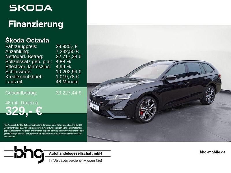 Blackmagic perleffekt Gebraucht 2022 Skoda Octavia RS Kombi | 28.930 € (Fairer Preis) - Bild 1/4