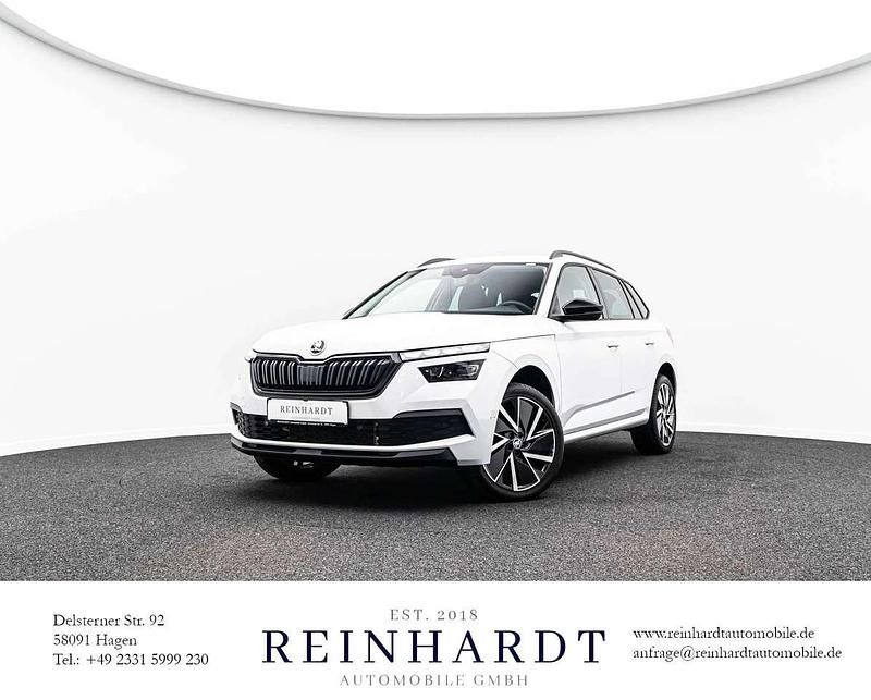 Moonweiss metallic Gebraucht 2024 Skoda Kamiq Style SUV | 21.215 € (Fairer Preis) - Bild 1/3