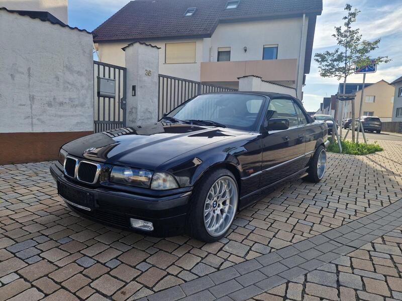 Schwarz Gebraucht 1995 BMW 320 Cabriolet Cabrio | 7.000 € - Bild 1/4