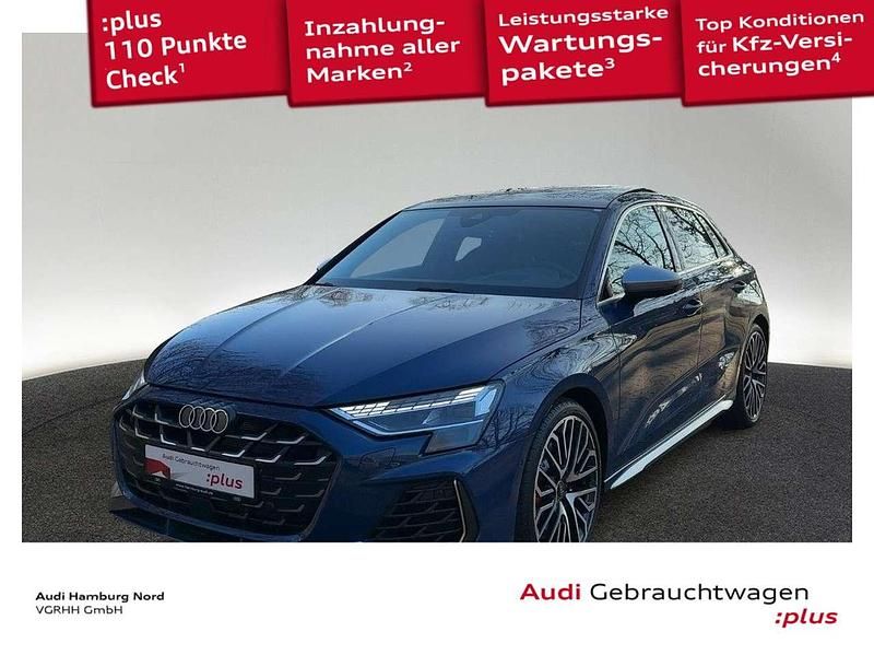 9w ascariblau metallic Gebraucht 2025 Audi S3 Ambiente Limousine | 54.920 € (Teuer) - Bild 1/3