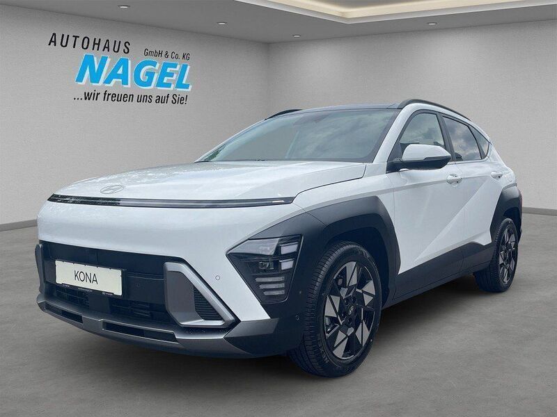 Weiß Neu 2025 Hyundai Kona Prime SUV | 30.890 € (Etwas zu teuer) - Bild 1/4