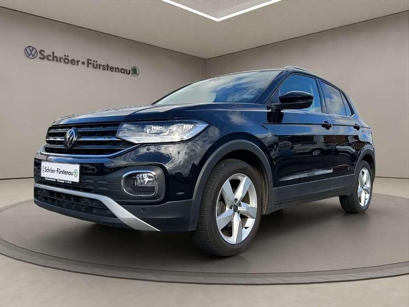 Schwarz Gebraucht 2021 VW T-Cross Style SUV | 20.900 € (Fairer Preis) - Bild 1/4