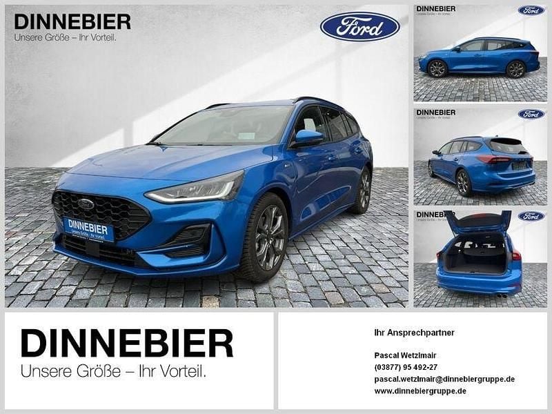 Blau Gebraucht 2023 Ford Focus ST-Line Limousine | 20.989 € (Fairer Preis) - Bild 1/3