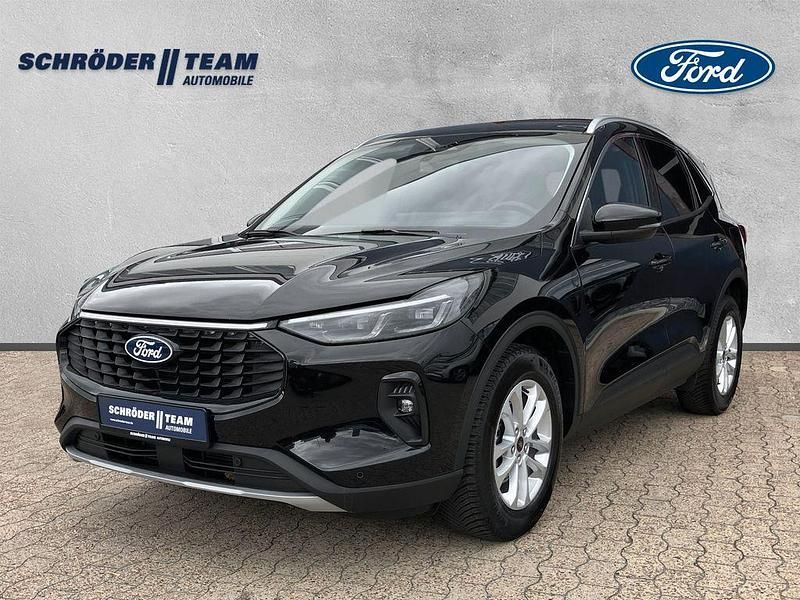 Obsidianschwarz metallic Gebraucht 2024 Ford Kuga Titanium SUV | 28.450 € (Fairer Preis) - Bild 1/4