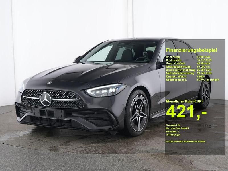 Grau Gebraucht 2024 Mercedes C180 AMG Limousine | 38.989 € (Etwas zu teuer) - Bild 1/4
