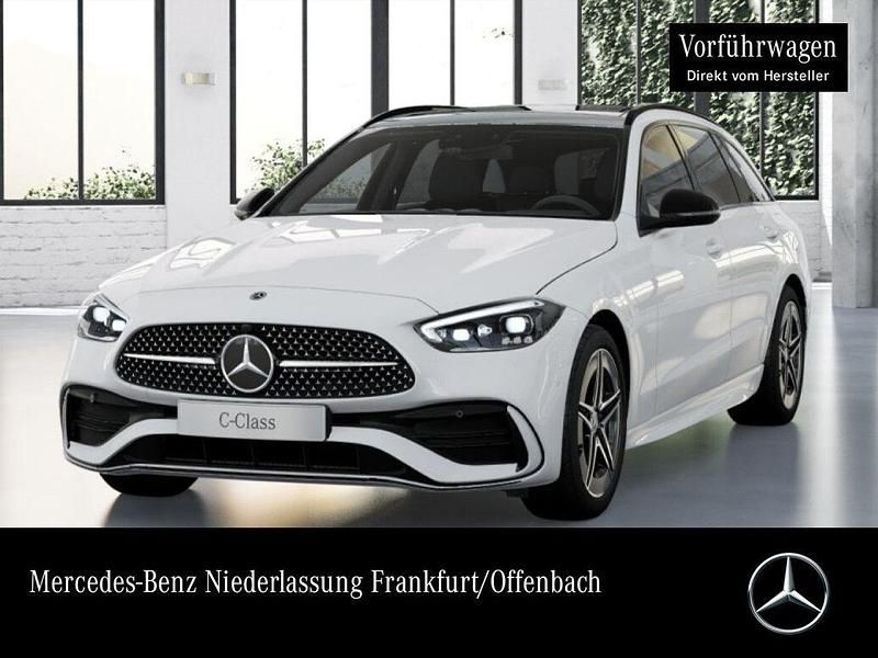 Polarweiß Gebraucht 2023 Mercedes C300e AMG Kombi | 45.490 € (Fairer Preis) - Bild 1/4