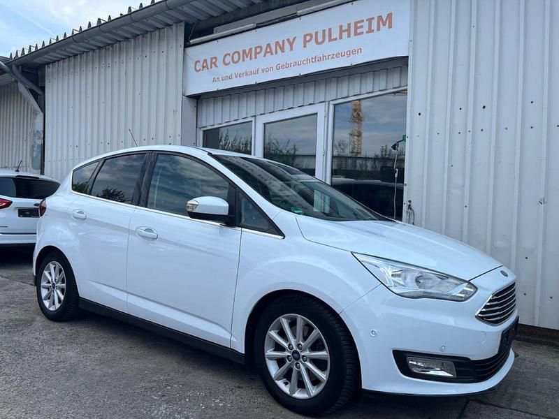 Weiß Gebraucht 2016 Ford C-MAX Titanium Van / Kleinbus | 13.900 € (Fairer Preis) - Bild 1/4