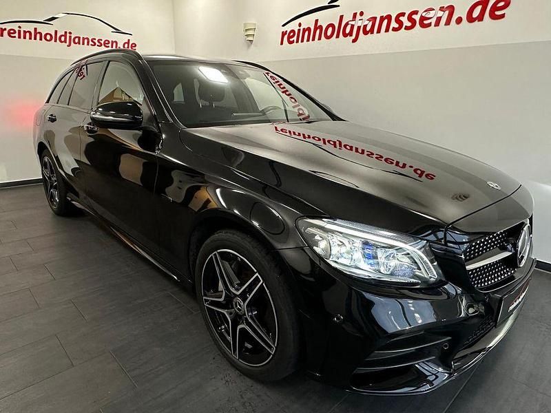 Schwarz Gebraucht 2021 Mercedes C300e AMG Limousine | 30.890 € (Superpreis) - Bild 1/4