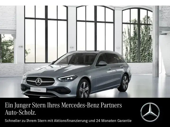 Metalliclack hightechsilber Gebraucht 2024 Mercedes C200 Avantgarde Kombi | 37.665 € (Fairer Preis) - Bild 1/3